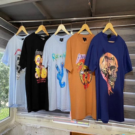 DOWN SHOULDER  5 T SHIRTS 999RS